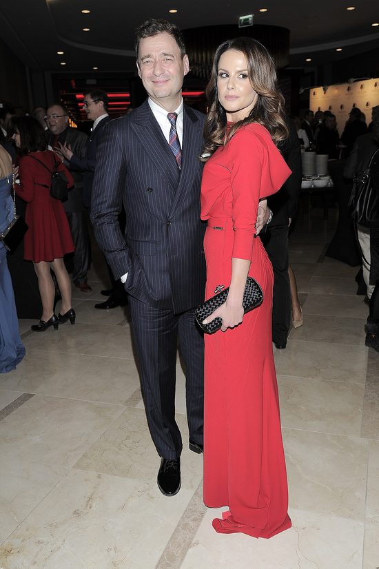 Jacek Rozenek z partnerką na rozdaniu Telekamer (FOTO)