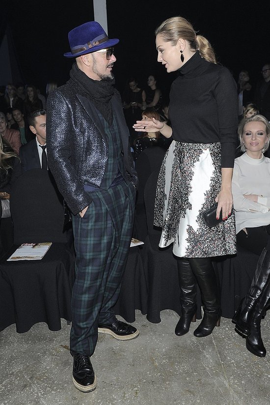 Celebryci na pokazie Dawida Wolińskiego (FOTO)