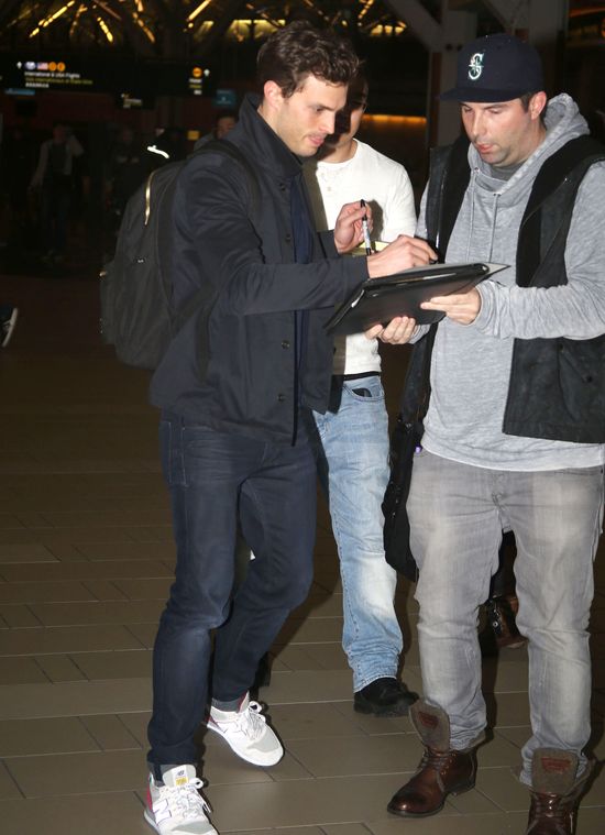 Filmowy Pan Grey przyłapany z rodzinką (FOTO) Filmowy Pan Grey przyłapany z rodzinką (FOTO)