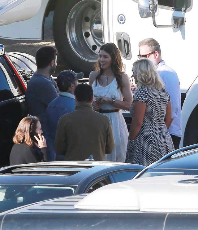 Jessica Biel w romantycznej sukience w sekretnym projekcie (ZDJĘCIA)