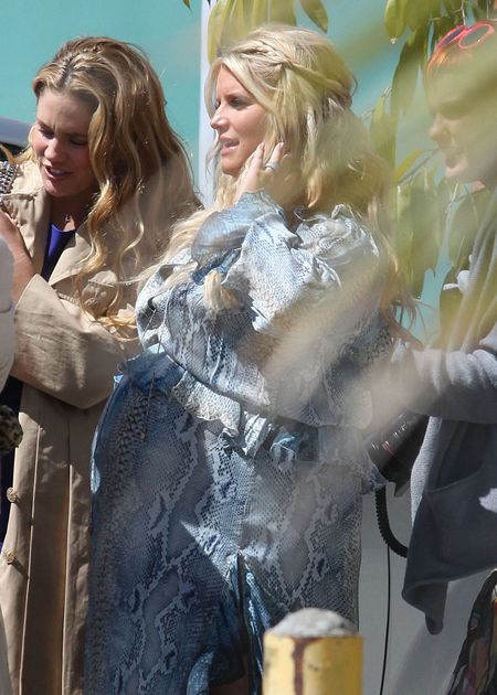 Jessica Simpson piła margaritę karmiąc piersią