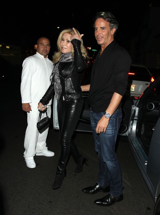 Jocelyn Wildenstein na kolacji z kochankiem (FOTO)