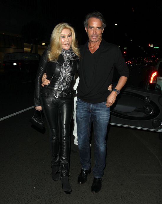 Jocelyn Wildenstein na kolacji z kochankiem (FOTO)