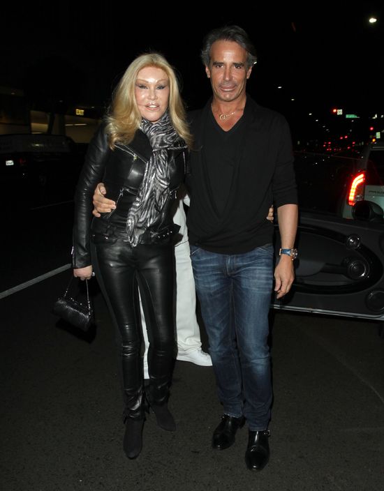 Jocelyn Wildenstein na kolacji z kochankiem (FOTO)