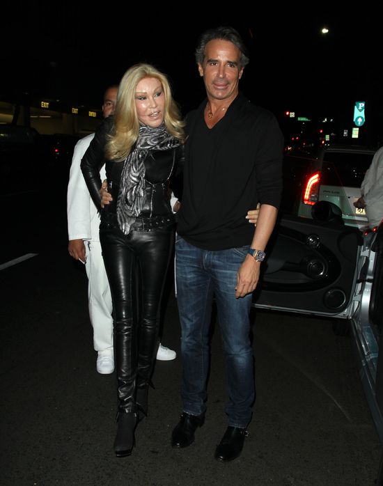 Jocelyn Wildenstein na kolacji z kochankiem (FOTO)