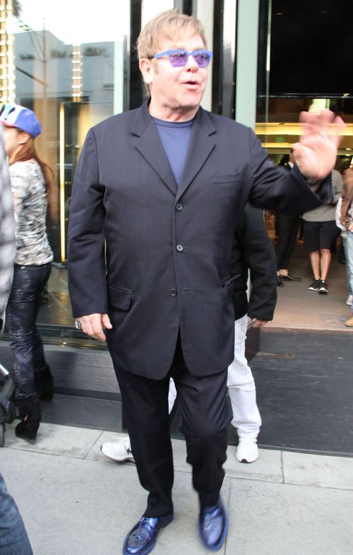 Elton John z partnerem na zakupach w Beverly Hills
