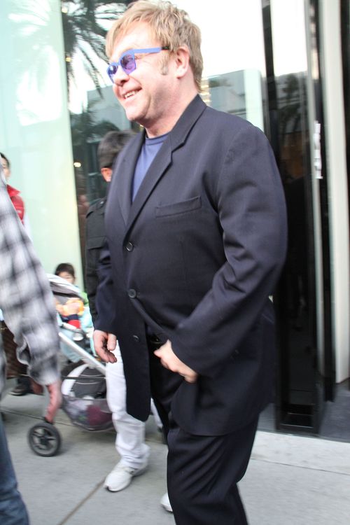 Elton John z partnerem na zakupach w Beverly Hills