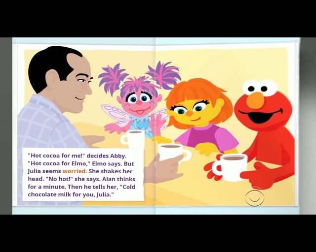 Julia, dziewczynka z autyzmem, bohaterką Ulicy Sezamkowej