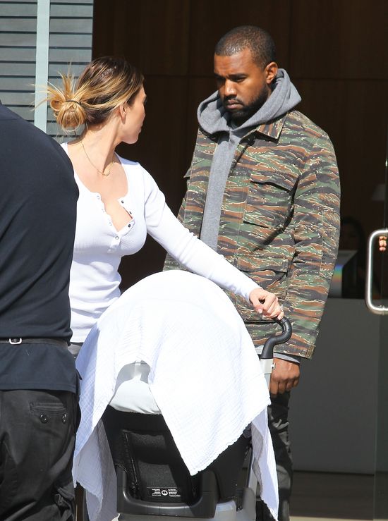 Kim i Kanye nie zabiorą Nori w podróż poślubną