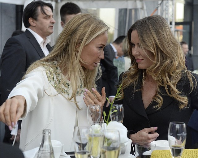 Hanna Lis i Joanna Przetakiewicz na pokazie LaMania (FOTO)