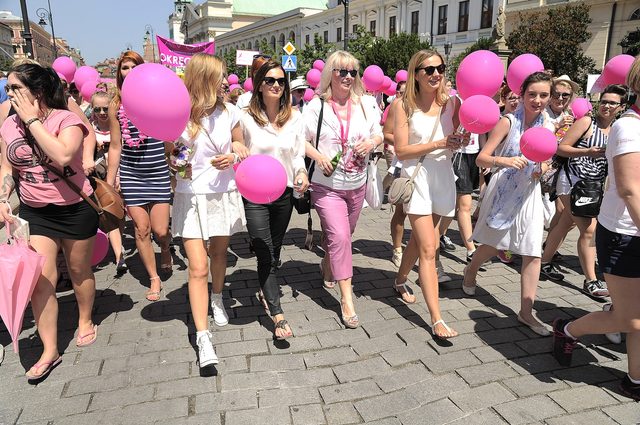 Socha i Koroniewska na Marszu Różowej Wstążki (FOTO) Socha i Koroniewska na Marszu Różowej Wstążki (FOTO)