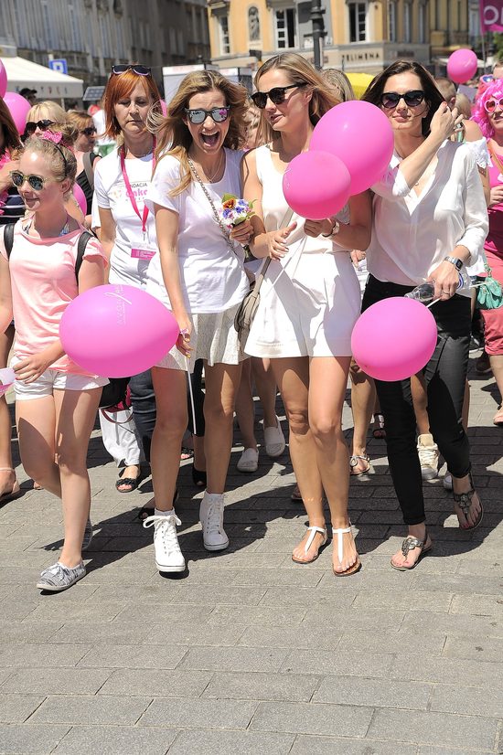 Socha i Koroniewska na Marszu Różowej Wstążki (FOTO) Socha i Koroniewska na Marszu Różowej Wstążki (FOTO)