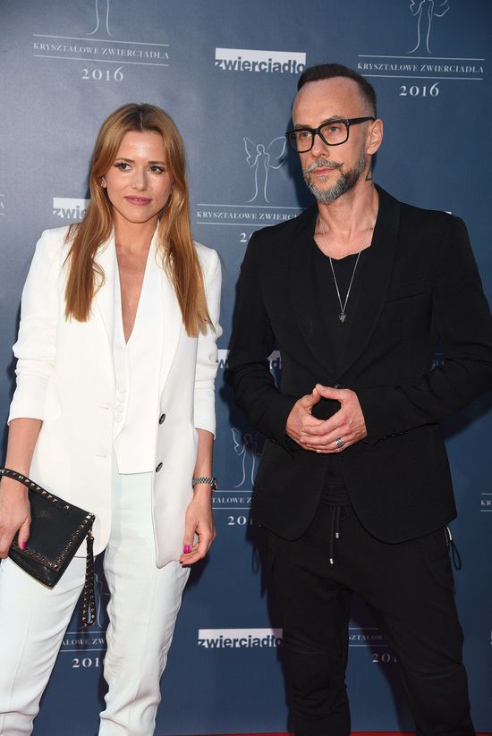 Z kim Nergal przyszedł na galę Kryształowych Zwierciadeł?