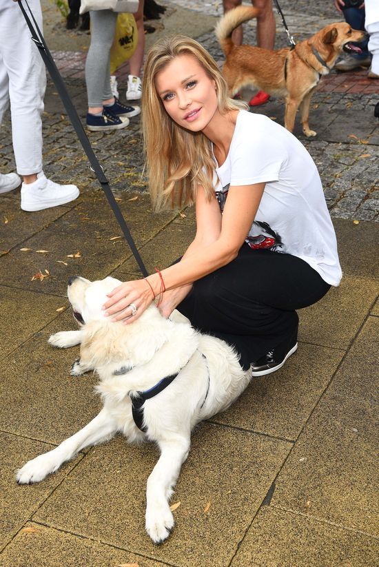 Joanna Krupa na czele pochodu miłośników psów (FOTO) Joanna Krupa na czele pochodu miłośników psów (FOTO)