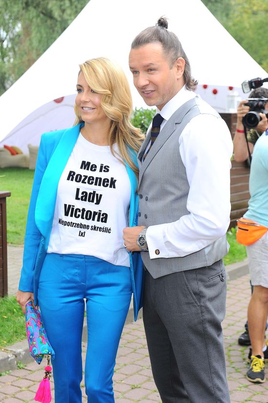 Nie zgadniesz, co Małgorzata Rozenek miała napisane na swojej koszulce