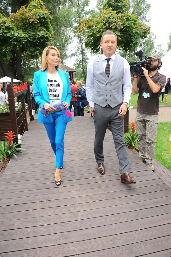 Nie zgadniesz, co Małgorzata Rozenek miała napisane na swojej koszulce