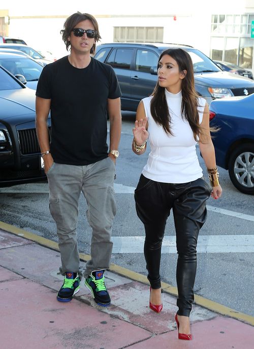 Kim Kardashian z przyjacielem oglądali skutery