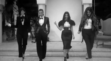 Kardashianki nagrały wideo do Lady Marmalade [VIDEO]