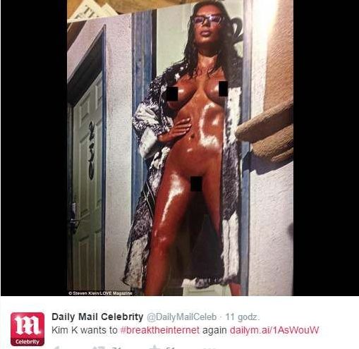 Kendall Jenner z powiększonym biustem topless... (FOTO)