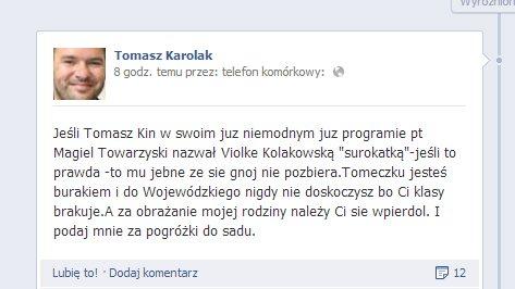 Karolak o Kinie: ...to mu je*ne że sie gnój nie pozbiera