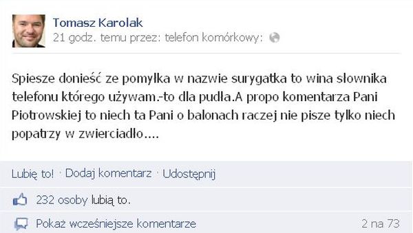 Karolak o Kinie: ...to mu je*ne że sie gnój nie pozbiera