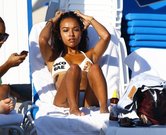 Karruche Tran olewa plotki o zdradzie Browna i... (FOTO)