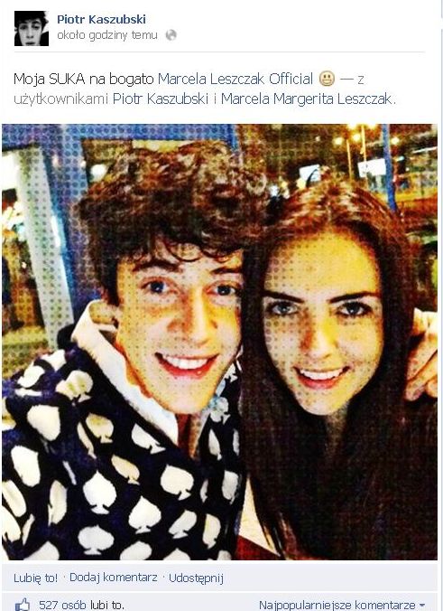 Kaszubski o Leszczak: Moja SUKA (FOTO)