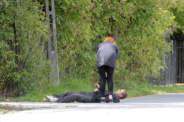 Dowbor cuci pijanego (FOTO)