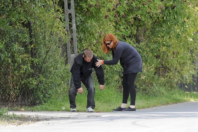 Dowbor cuci pijanego (FOTO)