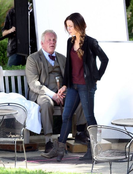 Kate Beckinsale i Nick Nolte na planie nowego filmu FOTO Kate Beckinsale i Nick Nolte na planie nowego filmu FOTO