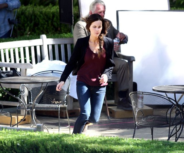 Kate Beckinsale i Nick Nolte na planie nowego filmu FOTO Kate Beckinsale i Nick Nolte na planie nowego filmu FOTO