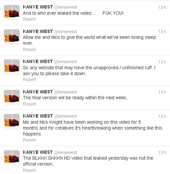 Nagi Kayne West w teledysku (VIDEO)