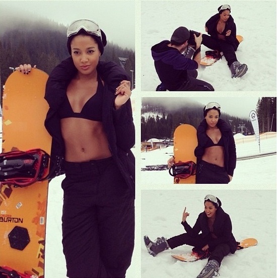 Patrycja Kazadi na stoku w samym bikini! 