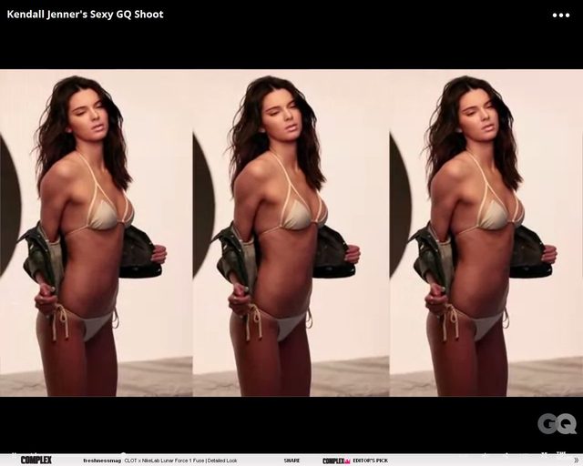 Kendall Jenner rozebrała się dla magazynu GQ [VIDEO]