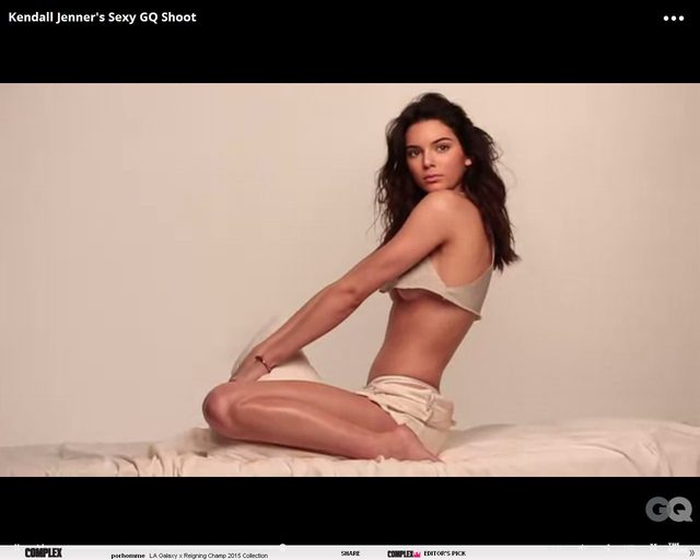 Kendall Jenner rozebrała się dla magazynu GQ [VIDEO]