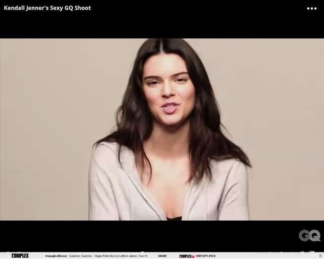 Kendall Jenner rozebrała się dla magazynu GQ [VIDEO]