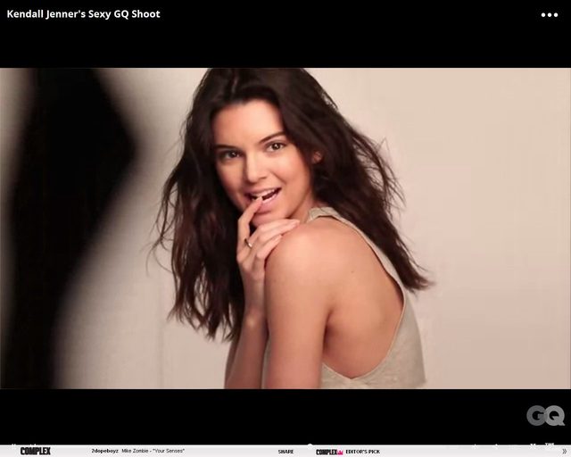 Kendall Jenner rozebrała się dla magazynu GQ [VIDEO]