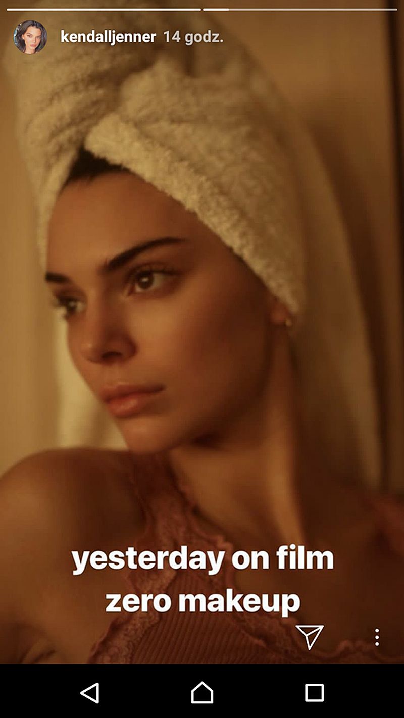 Kendall Jenner pokazała TRĄDZIK, jaki miała 10 lat temu