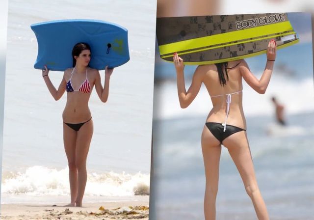Kendall Jenner w patriotycznym bikini (FOTO)