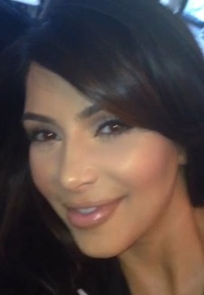 Kim Kardashian robi słodkie minki do Nori? (VIDEO)