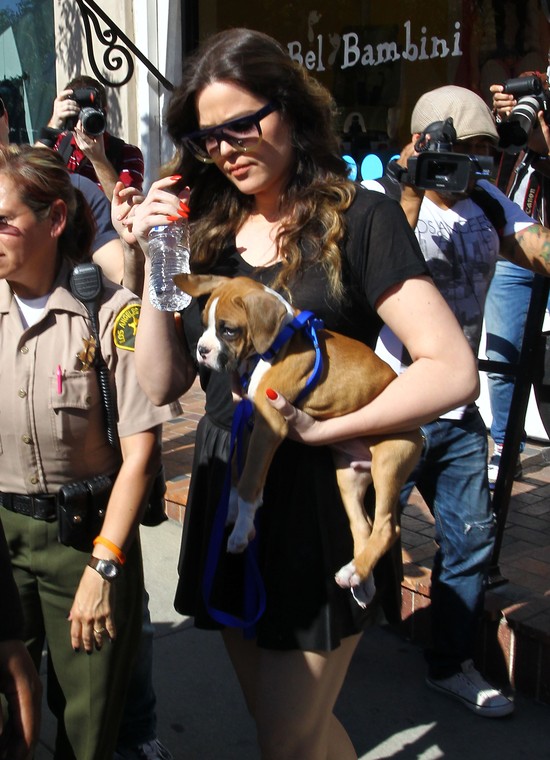 Kim Kardashian i siostry zrobiły cyrk przed sklepem (FOTO)