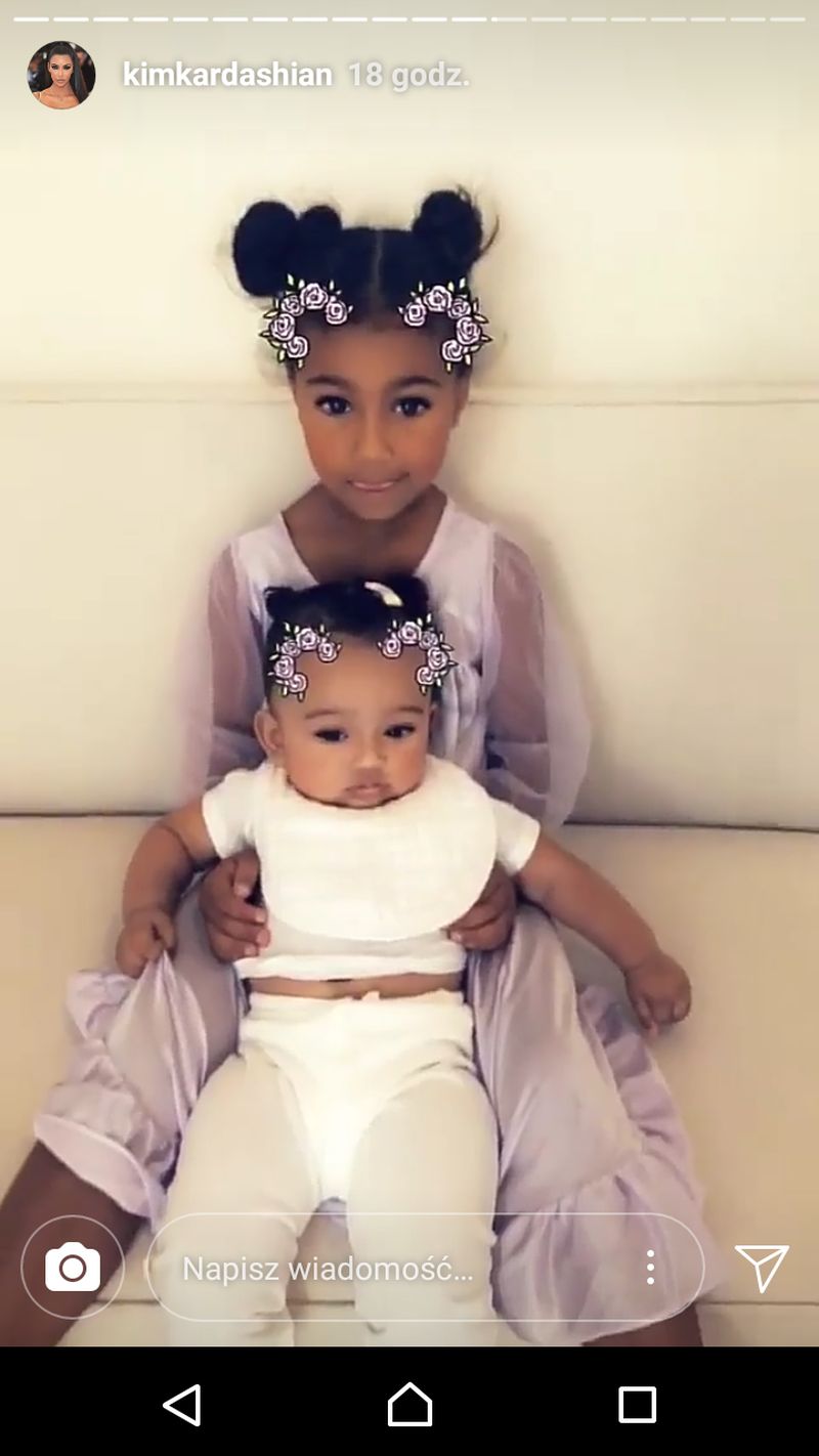 Kim Kardashian pokazała słodkie zdjęcia swoich córek North i Chicago