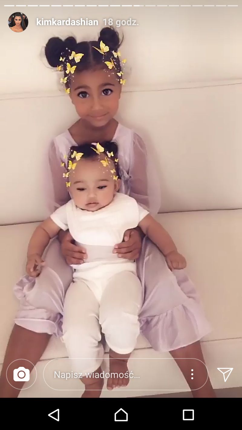 Kim Kardashian pokazała słodkie zdjęcia swoich córek North i Chicago