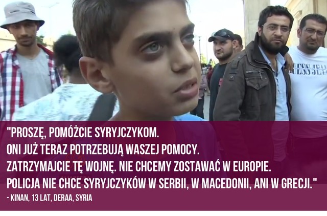 Apel tego 13-letniego Syryjczyka stał się hitem sieci (VIDEO