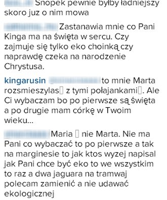 Kinga Rusin ma najbrzydszą choinkę w Warszawie? (Instagram)