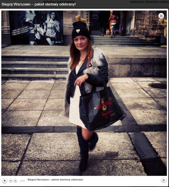 Aniołek Kaczyńskiego blogerką modową...