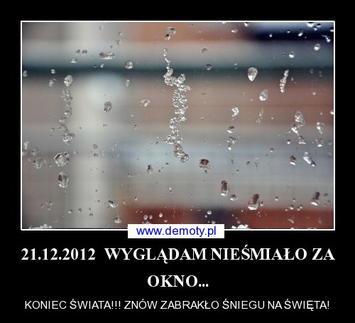 Internauci znaleźli sposób na koniec świata