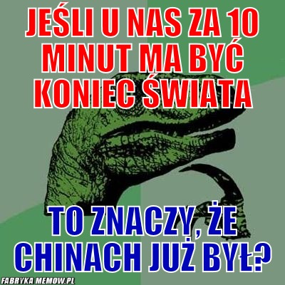 Internauci znaleźli sposób na koniec świata