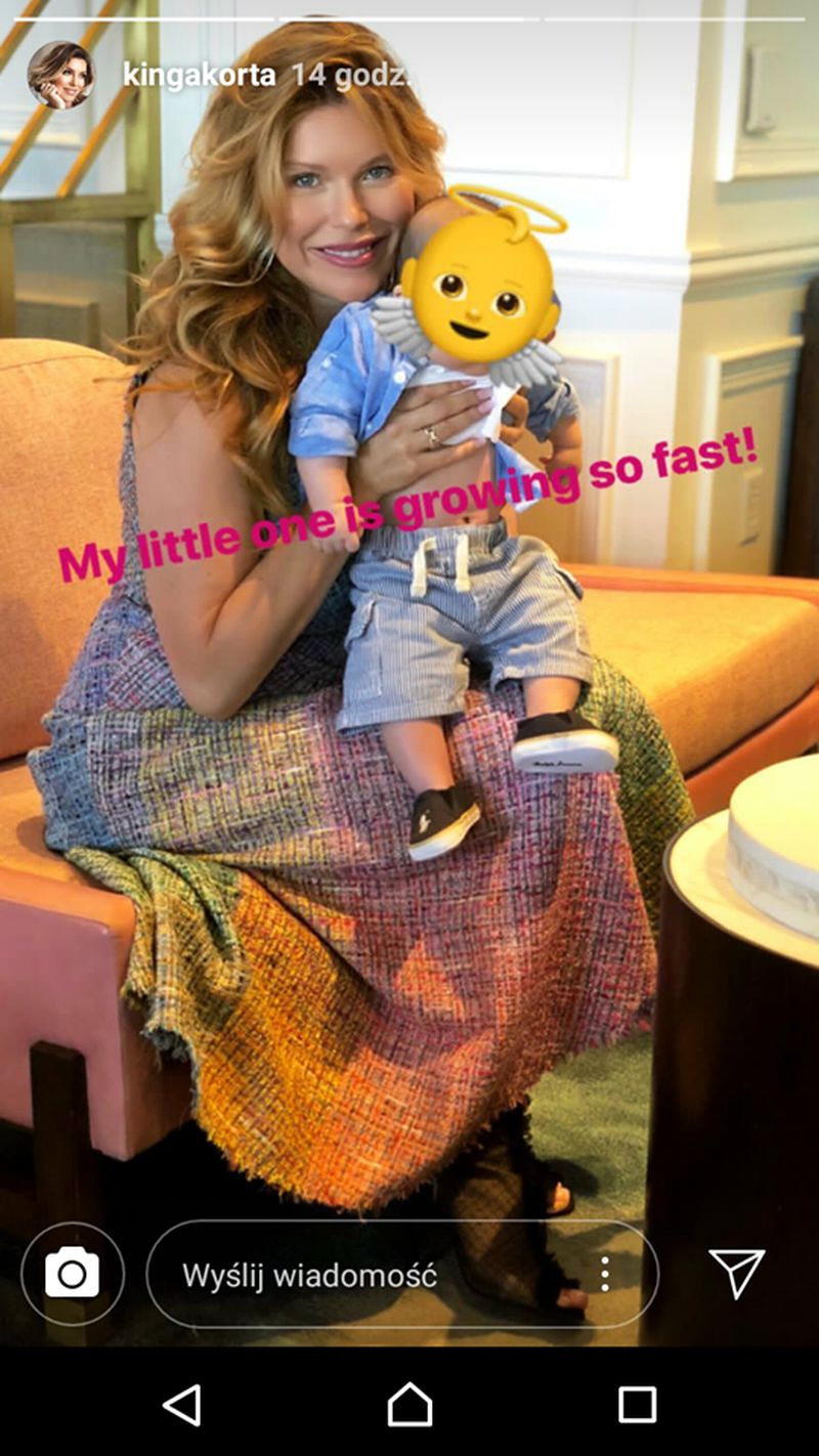 Kinga Korta pokazała NOWE zdjęcie z synem. Jaki już DUŻY!