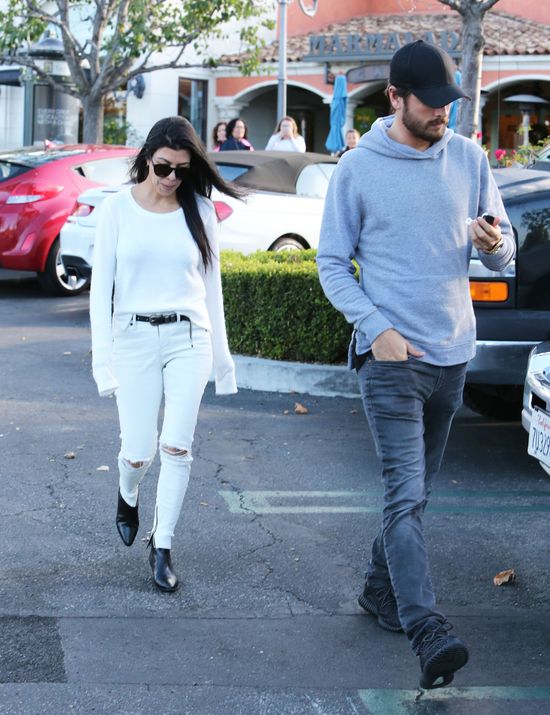 Wreszce razem! Roześmiana Kourtney w towarzystwie Scotta 